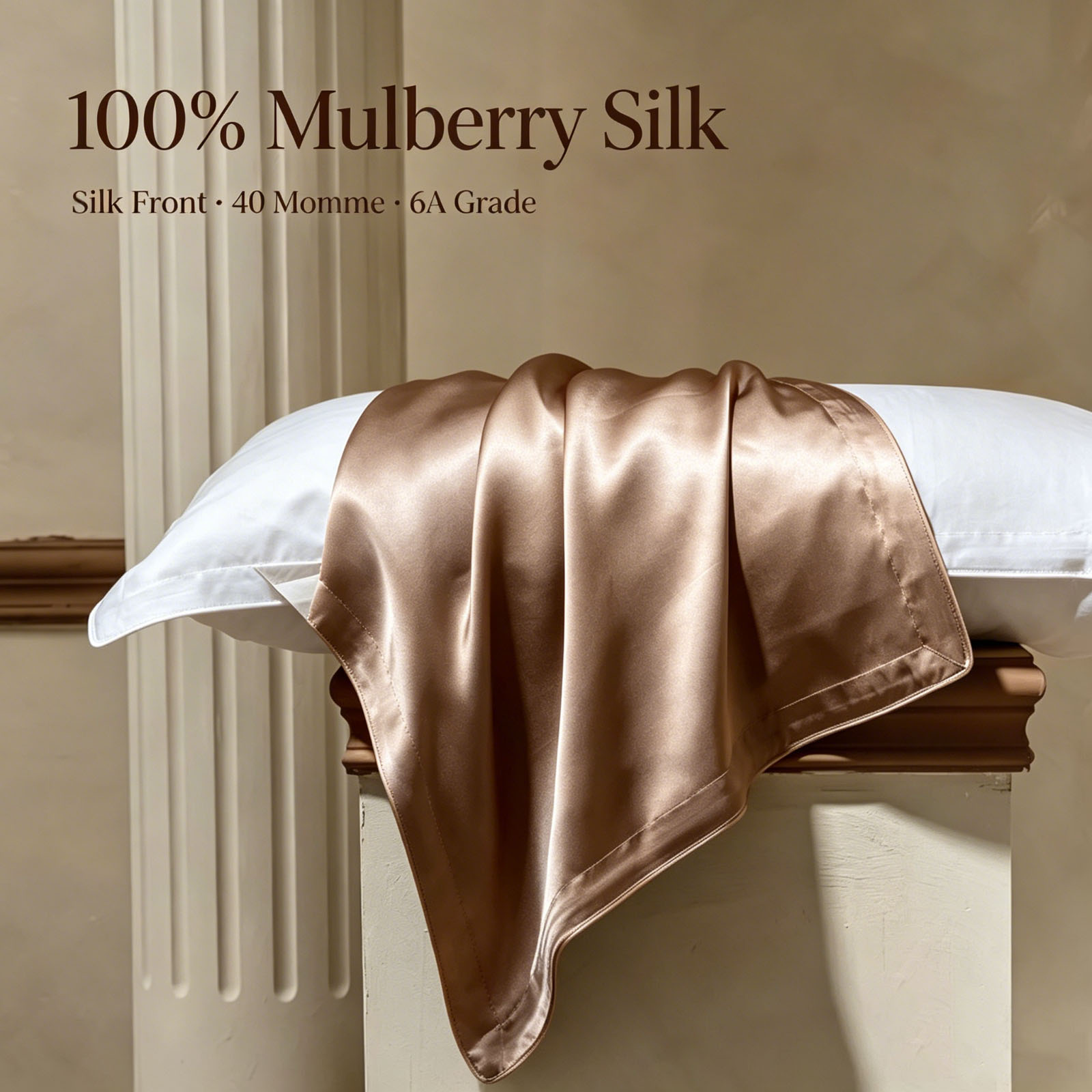 Luxury Skincare Sets - 2 Pcs Silk Pillowcase Queen Size