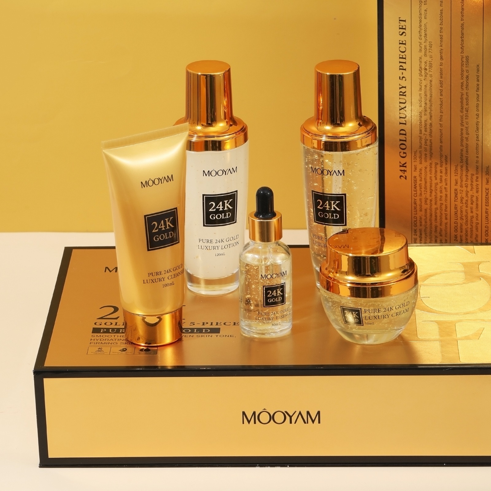 24K Gold LUXURY Moisturizin An - Luxury Skincare Sets 评论和价格
