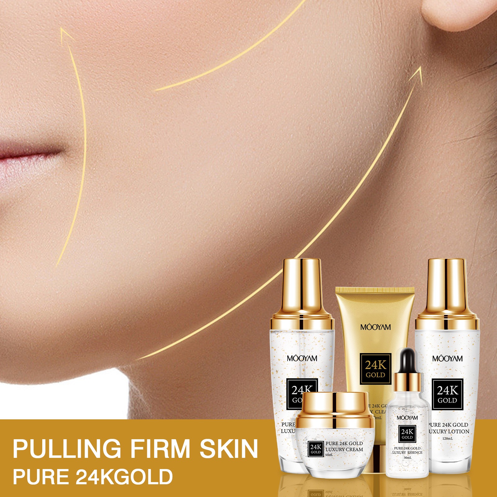24K Gold LUXURY Moisturizin An - Luxury Skincare Sets 评论和价格